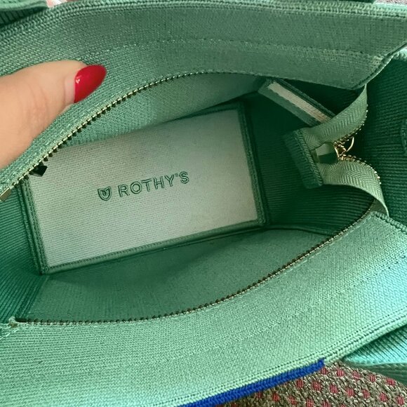 Rothy's Original The Mini Handbag in Juniper Green - Picture 5 of 9